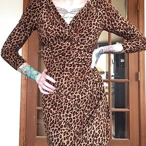 Lauren by Ralph Lauren leopard print dress